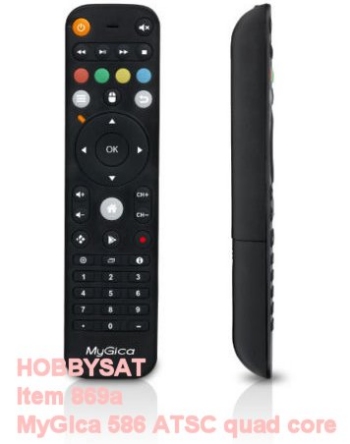 Remote for MyGica ATV 586 ATSC Live Local HD Channels + Android 4.4 TV Box
